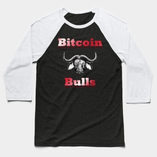 Bitcoin Bull Cryptocurrency Bull Run Baseball T-Shirt